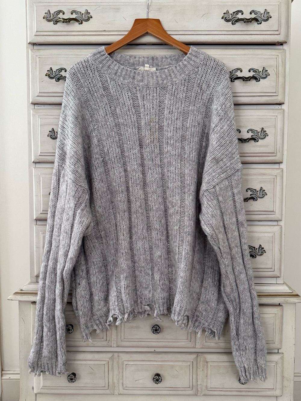 Vici Grey Wool Sweater